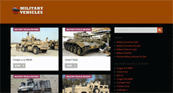 Desktop Screenshot of military-vehicles.us